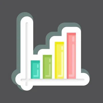 Sticker Mathematical Model. related to Machine Learning symbol. simple desi.. 스톡 일러스트