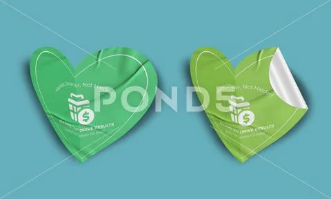 Sticker Mockup Design Template 47 V29 1 PSDテンプレート