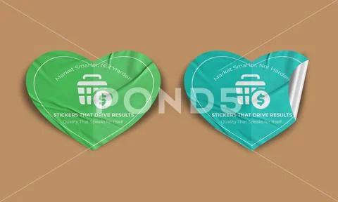 Sticker Mockup Design Template 47 V29 2 PSD-sjabloon