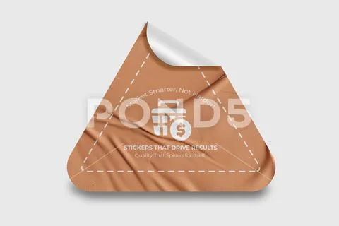 Sticker Mockup PSD Template 8 V1 PSD Template