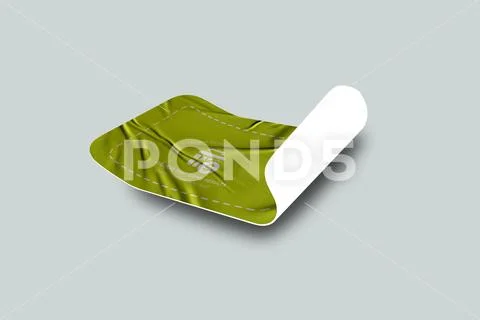 Sticker Mockup PSD Template 8 V1 Modello PSD
