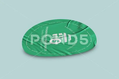 Sticker Mockup PSD Template 8 V1 PSD Template