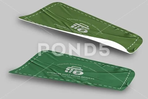 Sticker Mockup PSD Template 8 V1 PSD 템플릿