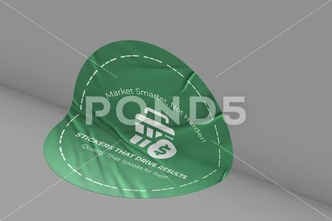 Sticker Mockup PSD Template 8 V1 PSD 템플릿