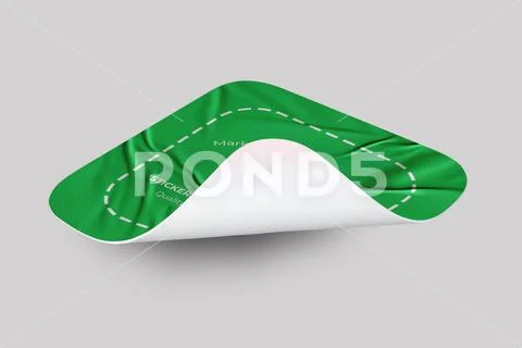 Sticker Mockup PSD Template 8 V1 PSD Template