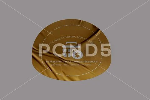 Sticker Mockup PSD Template 8 V1 PSD Template