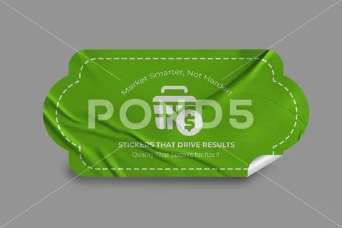 Sticker Mockup PSD Template 8 V1 PSD Template