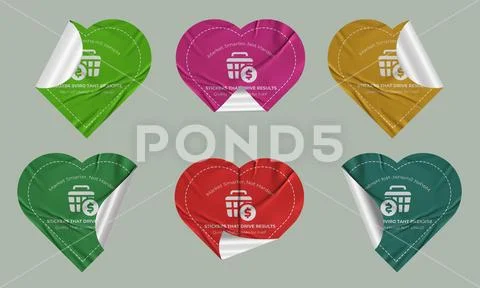 Sticker Mockup PSD Template 8 V1 Modello PSD