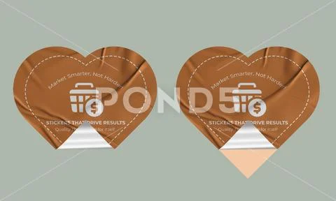 Sticker Mockup PSD Template 8 V1 PSD Template