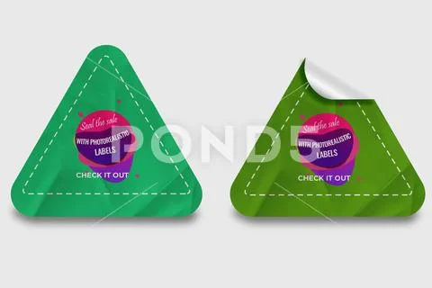 Sticker Mockup PSD Template 8 V1 PSD Template