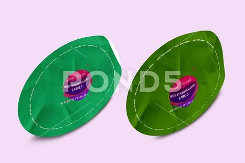 Sticker Mockup PSD Template 8 V1 PSD Template