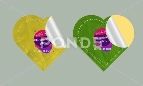 Sticker Mockup PSD Template 8 V1 PSD Template