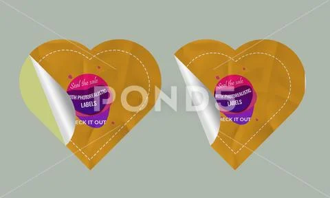 Sticker Mockup PSD Template 8 V1 PSD Template