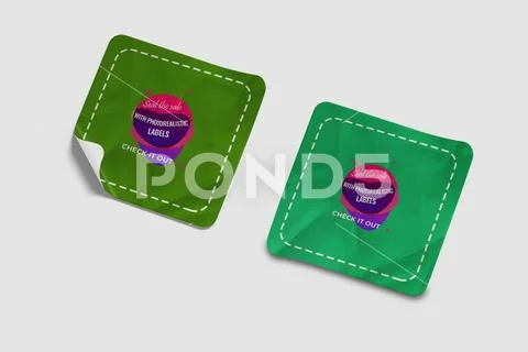Sticker Mockup PSD Template 8 V1 PSD 템플릿