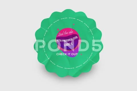 Sticker Mockup PSD Template 8 V1 PSD Template