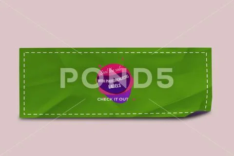 Sticker Mockup PSD Template 8 V1 Modello PSD