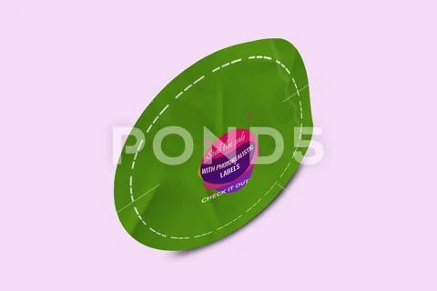 Sticker Mockup PSD Template 8 V1 PSD Template