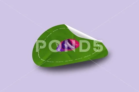 Sticker Mockup PSD Template 8 V1 PSD Template