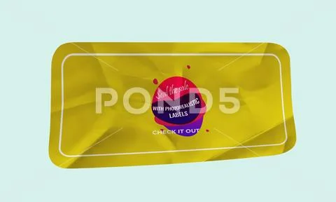 Sticker Mockup PSD Template 8 V1 PSD Template