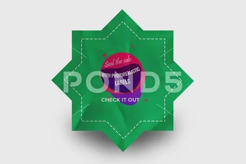 Sticker Mockup PSD Template 8 V1 Modello PSD