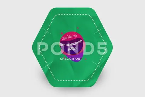 Sticker Mockup PSD Template 8 V1 PSD Template