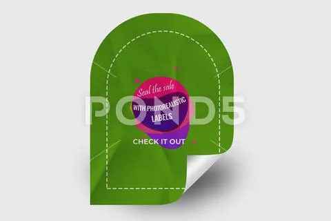 Sticker Mockup PSD Template 8 V1 PSD 模板