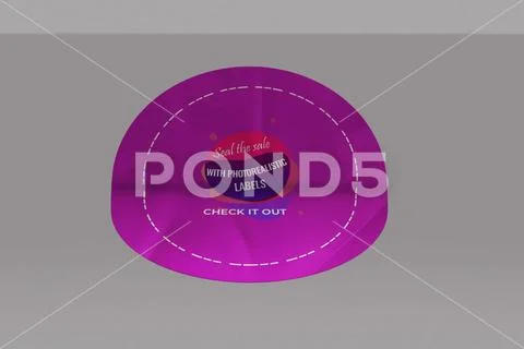 Sticker Mockup PSD Template 8 V1 PSD Template