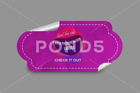 Sticker Mockup PSD Template 8 V1 PSD Template