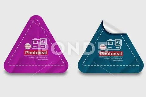 Sticker Mockup PSD Template 8 V1 PSD Template