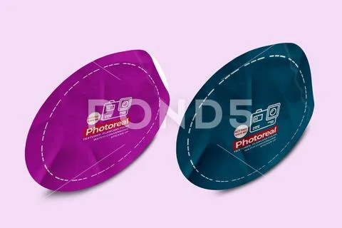 Sticker Mockup PSD Template 8 V1 PSD Template