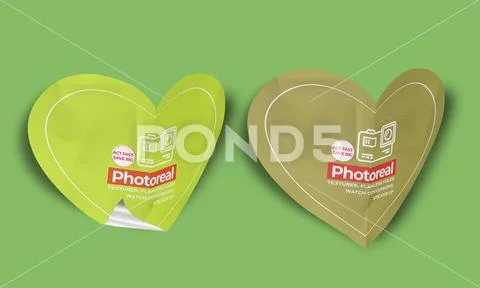 Sticker Mockup PSD Template 8 V1 PSD Template