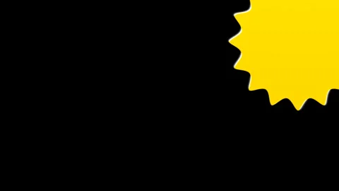 STICKER PLAIN - Red, Yellow, Blue (with Alpha) Stock Footage 295537519