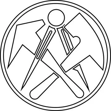 Sticker, roofer, tools, roofer, logo Stock Illustration
