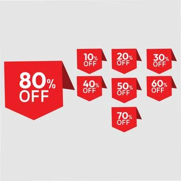 Sticker set Stock Illustration
