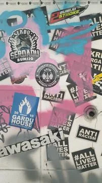 Sticker Slap Stock Photos