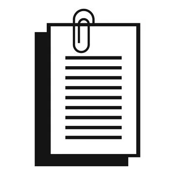 Sticker space organization icon, simple style Stock Illustration