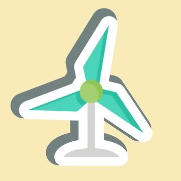 Sticker Sustainable Development. related to Development symbol Stock Illustration