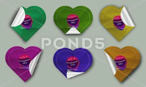 Sticker Tag Label Mockup Design Template 23 V28 PSD 템플릿