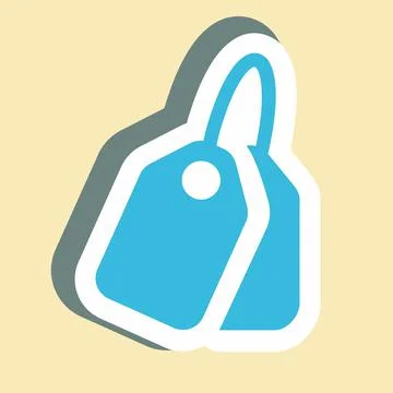 Sticker Textile Sample,Simple illustration,Editable stroke 스톡 일러스트