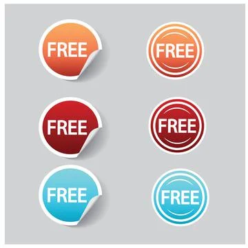 Stickerfree Stock Illustration