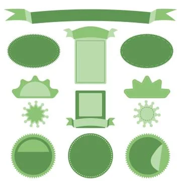Stickers 01 Stock Illustration