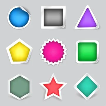 Stickers Stock Illustration