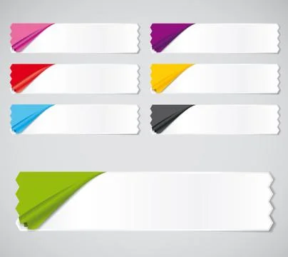 Stickers Stock Illustration