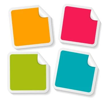 Stickers Set for your Business Vector Illustration Stock Illustration