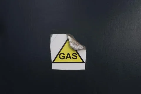 Stickers with text on dark background Stock Photos