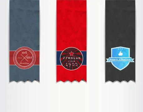 Stickers for your text Stock Illustration