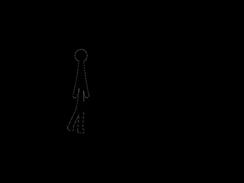 Stickman Bow Stock Footage 79966334