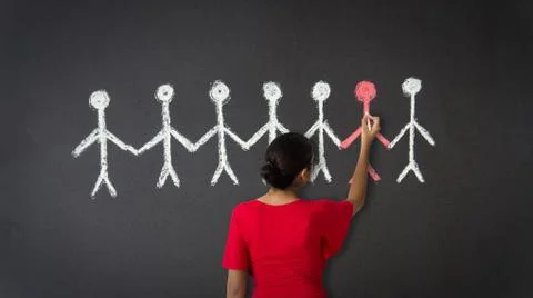 Stickman illustration 스톡 일러스트