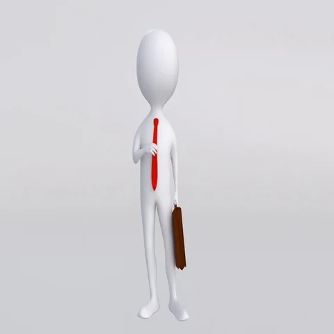 Stickman walk Stock Footage 69392811