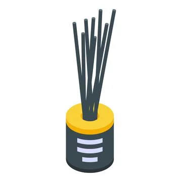 Sticks diffuser icon, isometric style Stock Illustration